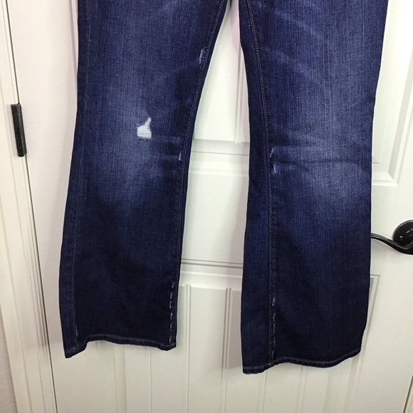 Lucky Brand Legend Jeans Zoe Mid-Rise Bootleg Embroidered Jeans Size 8. - Picture 4 of 13